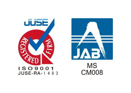 ISO9001 JUSE-RA-1483 / MS CM008